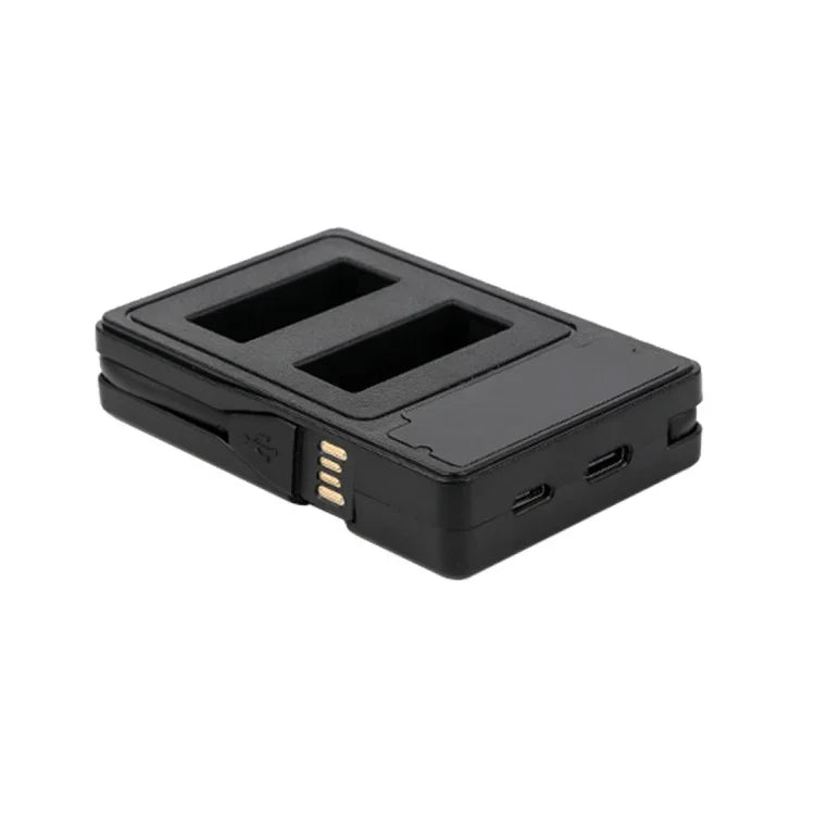 Carregador de Baterias Duplo com Ecrã LCD que Mostra a Capacidade de Carga para GoPro HERO9 Black / HERO10 Black, Mostra a Capacidade de Carga