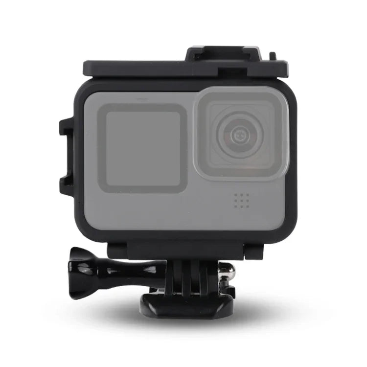 Capa Protetora com Suporte de Moldura de Plástico para GoPro HERO10 Black / HERO9 Black com Fivela Base e Parafuso Longo, Moldura de Plástico