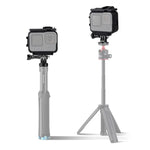 Capa Protetora com Suporte de Moldura de Plástico para GoPro HERO10 Black / HERO9 Black com Fivela Base e Parafuso Longo, Moldura de Plástico