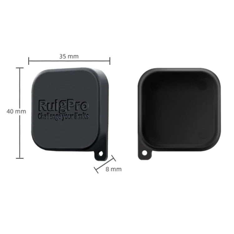 Tampa Protetora de Lente de Câmara de Borracha Macia e Resistente a Riscos RUIGPRO para GoPro HERO10 Black / HERO9 Black, Para GoPro HERO9 Black