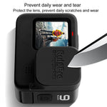 Tampa Protetora de Lente de Câmara de Borracha Macia e Resistente a Riscos RUIGPRO para GoPro HERO10 Black / HERO9 Black, Para GoPro HERO9 Black