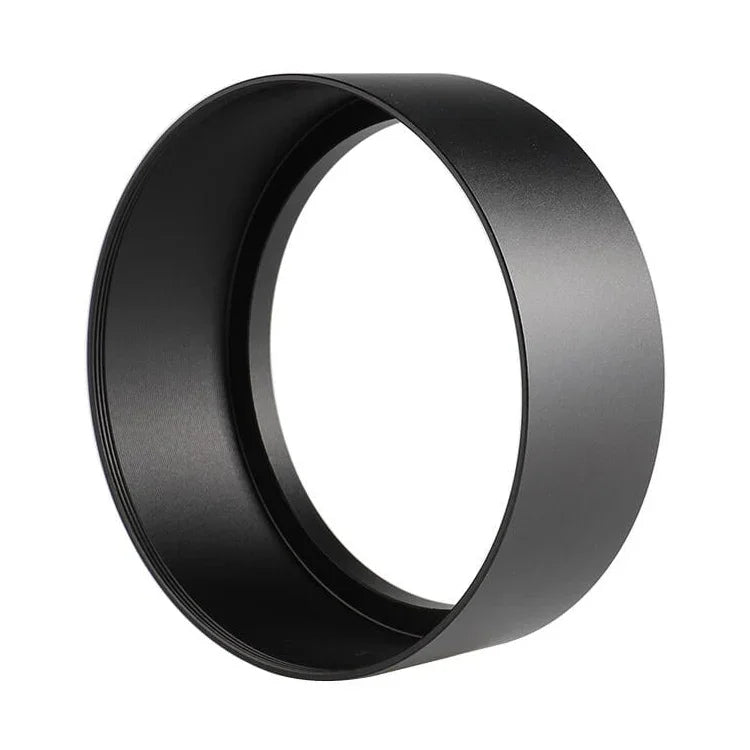 Para-Sol de Lente Metálico Completo Tipo de Rosca 86mm Tubo Reto para Lente Teleobjetiva Média, 86mm x 86mm x 40mm