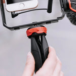 Kit de Tripé e Suporte de Plástico YELANGU PC203 YLG1801C para Vlogging, Transmissão em Direto, Luz LED Selfie, Suporte Estabilizador para Smartphone