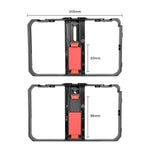 Kit de Tripé e Suporte de Plástico YELANGU PC203 YLG1801C para Vlogging, Transmissão em Direto, Luz LED Selfie, Suporte Estabilizador para Smartphone
