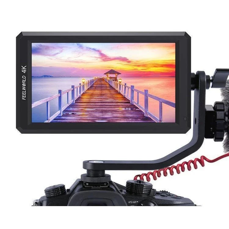 Monitor de Campo para Câmara FEELWORLD F6 1920x1080 Ecrã IPS 5.5 polegadas HDMI 4K, F6