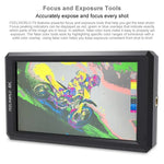 Monitor de Campo para Câmara FEELWORLD F6 1920x1080 Ecrã IPS 5.5 polegadas HDMI 4K, F6