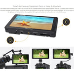 Monitor de Campo para Câmara FEELWORLD LUT6 1920x1080 2600 nits Ecrã IPS de 6 polegadas HDMI 4K com Controlo Tátil, LUT6