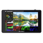 Monitor de Campo para Câmara FEELWORLD LUT6 1920x1080 2600 nits Ecrã IPS de 6 polegadas HDMI 4K com Controlo Tátil, LUT6