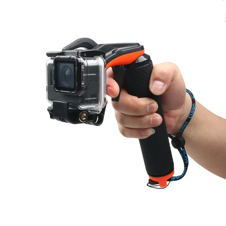 Disparador de Obturador + Empunhadura Flutuante para Mergulho com Vara de Flutuabilidade, Correia Anti-perda Ajustável, Parafuso e Chave para GoPro HERO7 /6 Black /5 Black, Disparador de Obturador