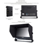 Monitor de Campo SEETEC P133-9HSD 1920x1080 13.3 polegadas Nível de Emissão Full HD para Câmara de Filme, P133-9HSD