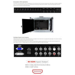 Monitor de Campo Profissional para Fotografia SEETEC P173-9HSD-CO 1920x1080 17,3 polegadas SDI / HDMI 4K Nível de Emissão Broadcast, P173-9HSD-CO