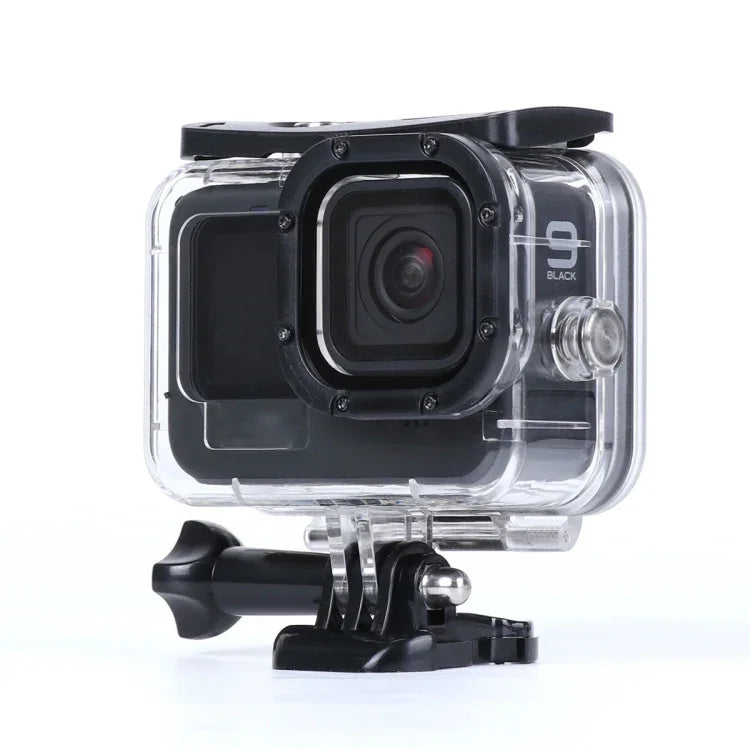 Caixa Protetora Subaquática 45m com Fivela, Suporte Básico e Parafuso para GoPro HERO10 Black / HERO9 Black, Para GoPro HERO9 Black