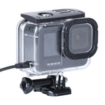 Caixa Protetora à Prova de Choques e Poeira com Orifício para Carregamento, Fivela, Suporte Básico e Parafuso para GoPro HERO10 Black / HERO9 Black