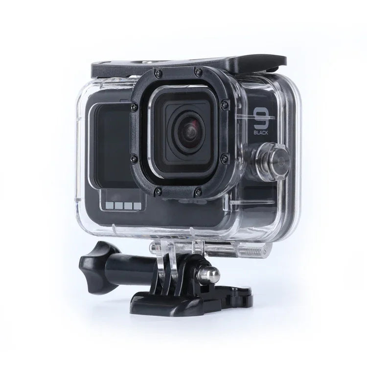 Caixa Protetora à Prova de Choques e Poeira com Orifício para Carregamento, Fivela, Suporte Básico e Parafuso para GoPro HERO10 Black / HERO9 Black