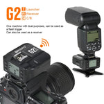 Disparador Flash Sem Fios TRIOPO G2 2.4G Receptor/Transmissor TTL de Alta Velocidade para Câmara Nikon, G2 para Câmara Nikon