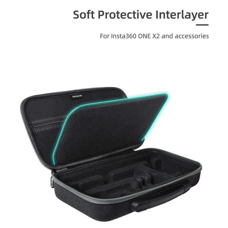 Bolsa de Armazenamento Sunnylife IST-B193 para Insta360 ONE X2 / X, Para Insta360 ONE X2 / X