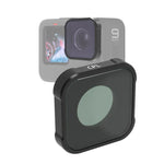 Filtro de Lente CPL Série JSR KB para GoPro HERO13 Black /12 Black /11 Black /10 Black /9 Black, CPL