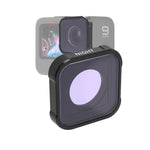 Filtro de Lente para Redução de Poluição Luminosa Noturna Série JSR KB para GoPro HERO13 Black /12 Black /11 Black /10 Black /9 Black, NIGHT