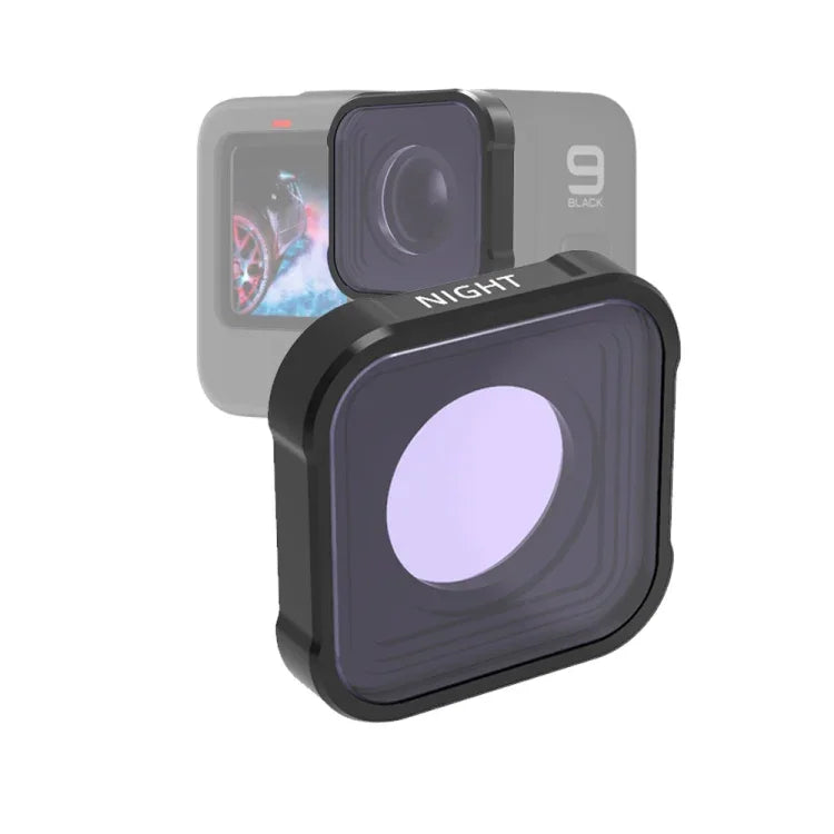 Filtro de Lente para Redução de Poluição Luminosa Noturna Série JSR KB para GoPro HERO13 Black /12 Black /11 Black /10 Black /9 Black, NIGHT