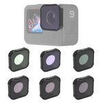 Filtro STAR+CPL+NIGHT+ND8+ND16+ND32 Série JSR KB para GoPro HERO13 Black /12 Black /11 Black /10 Black /9 Black, 6 em 1