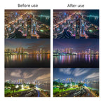 Filtro STAR+CPL+NIGHT+ND8+ND16+ND32 Série JSR KB para GoPro HERO13 Black /12 Black /11 Black /10 Black /9 Black, 6 em 1