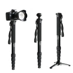 Monopé Portátil para Câmara DSLR de Viagem ao Ar Livre BEXIN MAS325 em Liga de Alumínio, MAS325