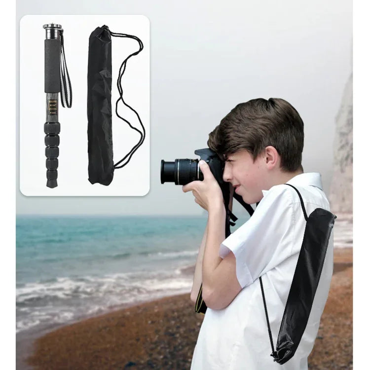 Monopé Portátil para Câmara DSLR de Viagem ao Ar Livre BEXIN P306C em Fibra de Carbono, P306C