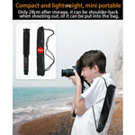 Suporte Monopé de Liga de Alumínio para Câmara DSLR Portátil de Viagem ao Ar Livre BEXIN P308C, P308C
