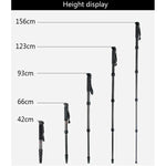 Suporte Monopé de Fibra de Carbono para Câmara DSLR Portátil de Viagem ao Ar Livre BEXIN MCS285, MCS285