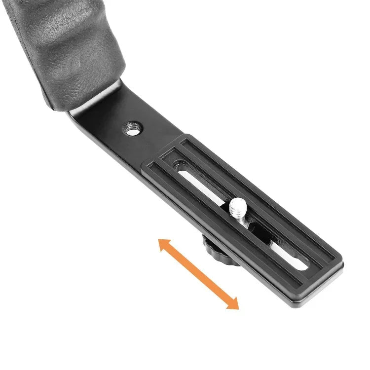 Suporte de Flash em Alumínio em Forma de L, Suporte de Câmara em Forma de L