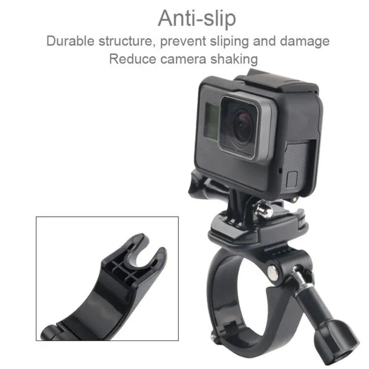Suporte de Fixação Grande para Guiador de Bicicleta e Motociclo GP434 para GoPro, Insta360, DJI e Outras Câmaras de Ação, GP434