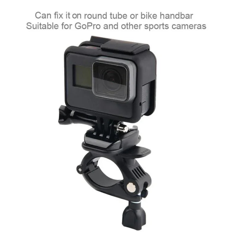 Suporte de Fixação para Guiador de Bicicleta e Motociclo de Pequeno Tamanho para GoPro, Insta360, DJI e Outras Câmaras de Ação, GP435