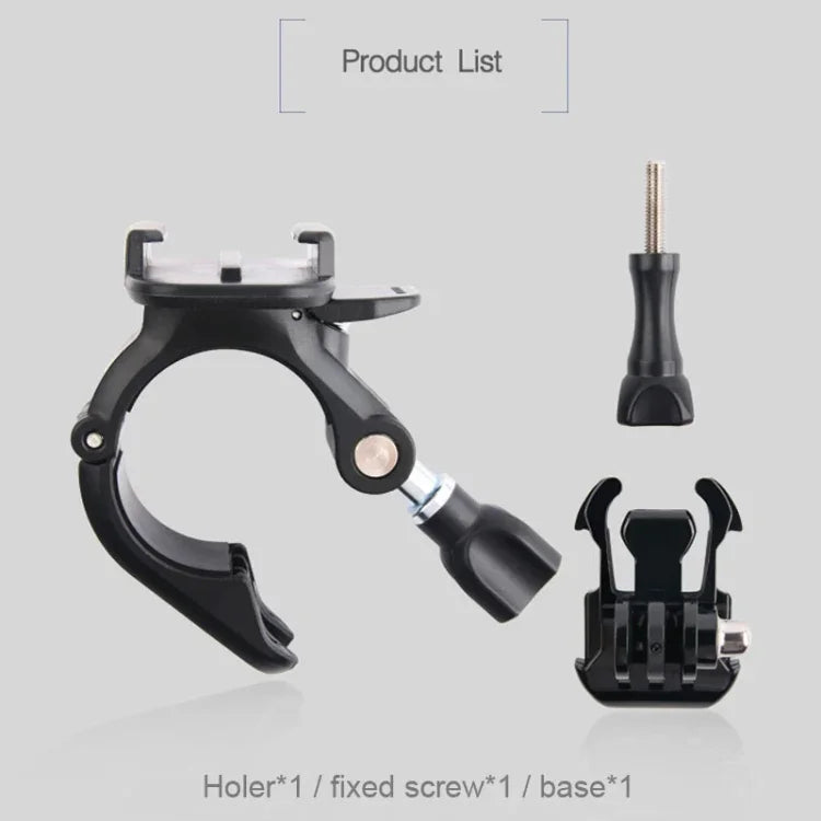 Suporte de Fixação para Guiador de Bicicleta e Motociclo de Pequeno Tamanho para GoPro, Insta360, DJI e Outras Câmaras de Ação, GP435
