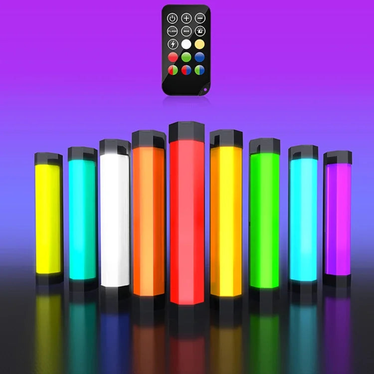 LUXCeO P200 RGB Bastão LED Fotográfico Colorido Luz de Vídeo Controle por APP Temperatura de Cor Ajustável Luz de Preenchimento LED Portátil à Prova de Água com Controlo Remoto