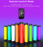 LUXCeO P200 RGB Bastão LED Fotográfico Colorido Luz de Vídeo Controle por APP Temperatura de Cor Ajustável Luz de Preenchimento LED Portátil à Prova de Água com Controlo Remoto