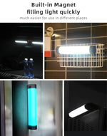 LUXCeO P200 RGB Bastão LED Fotográfico Colorido Luz de Vídeo Controle por APP Temperatura de Cor Ajustável Luz de Preenchimento LED Portátil à Prova de Água com Controlo Remoto