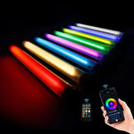 LUXCeO P7RGB Pro Bastão LED Fotográfico Colorido Luz de Vídeo Controle por APP Temperatura de Cor Ajustável Luz de Preenchimento LED Portátil à Prova de Água com Controlo Remoto, P7RGB Pro