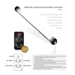LUXCeO P7 Bastão LED Fotográfico com Dupla Temperatura de Cor Luz de Vídeo Luz de Preenchimento LED Portátil à Prova de Água com Controlo Remoto, P7