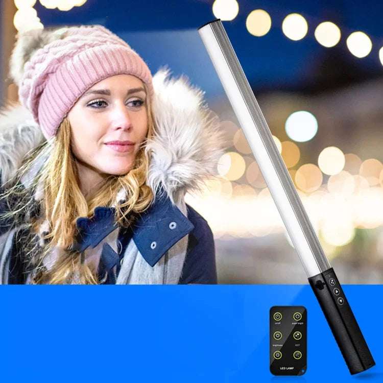 LUXCeO Q508S Bastão LED Fotográfico com Dupla Temperatura de Cor 1000LM Luz de Vídeo Luz de Preenchimento LED Portátil Lâmpada de Iluminação Flash, Q508S