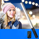 LUXCeO Q508S Bastão LED Fotográfico com Dupla Temperatura de Cor 1000LM Luz de Vídeo Luz de Preenchimento LED Portátil Lâmpada de Iluminação Flash, Q508S