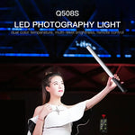 LUXCeO Q508S Bastão LED Fotográfico com Dupla Temperatura de Cor 1000LM Luz de Vídeo Luz de Preenchimento LED Portátil Lâmpada de Iluminação Flash, Q508S