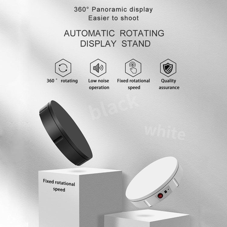 Base de Exposição Elétrica Rotativa 22cm para Filmagem de Vídeo, Carga: 50kg, Ficha US, 22cm, Ficha US