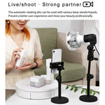 Base de Exposição Elétrica Rotativa 42cm para Filmagem de Vídeo, Carga: 100kg, Alimentação por Ficha, Ficha US, 42cm, Ficha US