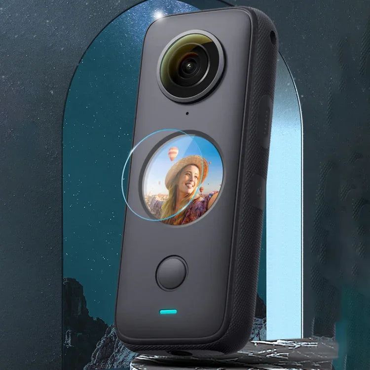 Película de Vidro Temperado à Prova de Explosão para Insta360 One X2, Para Insta360 One X2