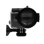 Para GoPro HERO5 Câmara de Ação Desportiva Profissional Filtro Macro 16X 58mm com Base de Lente, Anel Adaptador, Tampa Protetora, Correia Anti-perda e Pano de Limpeza