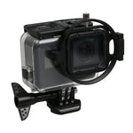 Para GoPro HERO5 Câmara de Ação Desportiva Profissional Filtro Macro 16X 58mm com Base de Lente, Anel Adaptador, Tampa Protetora, Correia Anti-perda e Pano de Limpeza