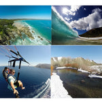 Filtro de Objetiva Profissional 52mm para Câmara de Ação GoPro HERO5 (CPL + UV + ND8 + ND2 + Estrela 8 + Vermelho + Amarelo + FLD / Roxo) & Anel Adaptador para Estojo Impermeável, 10 em 1