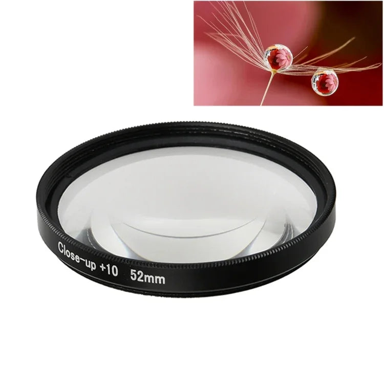 Para GoPro HERO5 Câmara de Ação Desportiva Profissional Lente Macro 52mm 10X Filtro Close-up