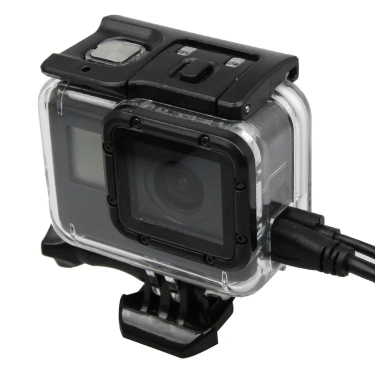 Para GoPro HERO5 Caixa Protetora Esqueleto com Fivela, Suporte Básico & Parafuso Guia, Necessário Desmontar a Lente, com Fivela Básica