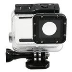 Estojo Protetor Impermeável até 30m para GoPro HERO5 em PC & ABS + Tampa Traseira Tátil com Fecho, Suporte Básico e Parafuso Longo, Tamanho da Tampa Traseira: 7 x 6 cm, Estojo Protetor